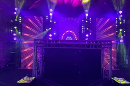Led visuals show