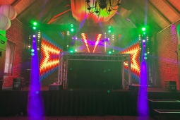 Led visuals show