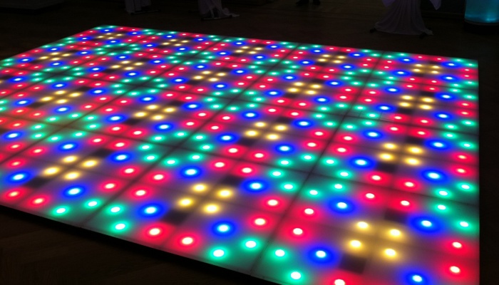 Patronen LED dansvloer